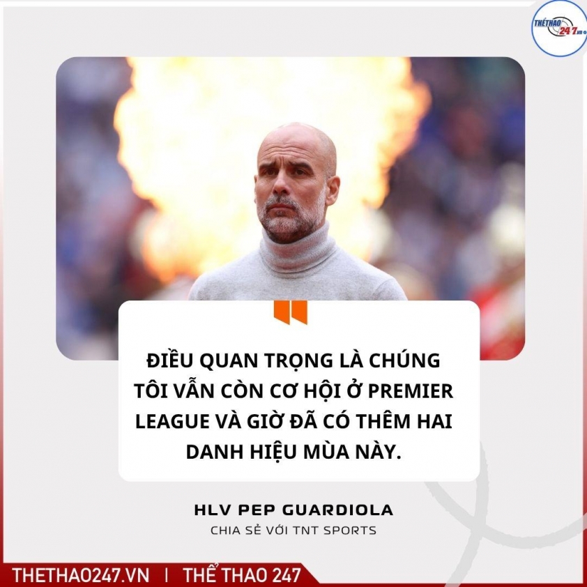 HLV Pep Guardiola thốt lên 1 điều khi Man City vô địch FA Cup 835051