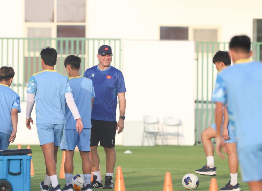 U17 Việt Nam tập luyện tại Jeddah