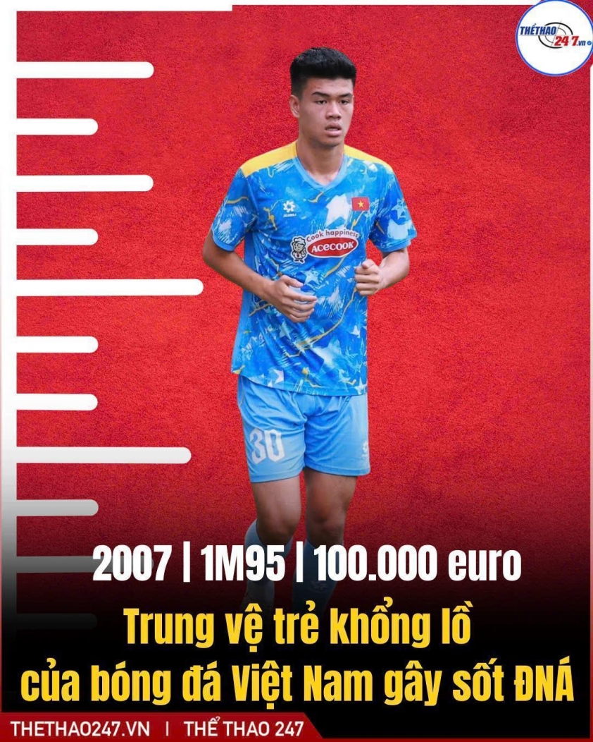 CHÍNH THỨC: Trung vệ cao nhất lịch sử được gọi lên ĐT Việt Nam 850662