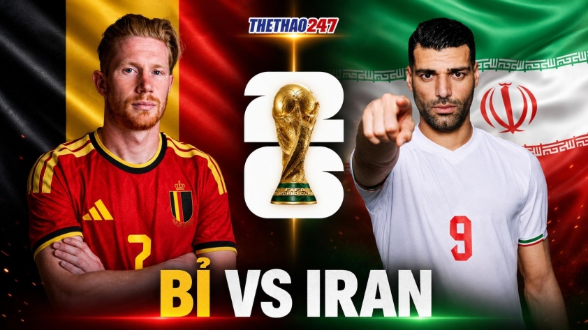 Tỷ lệ thắng Bỉ vs Iran: Xác suất bất ngờ - World Cup 2026 854322