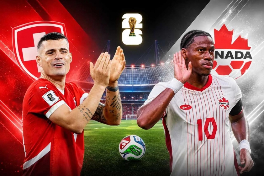 Xem trực tiếp Thụy Sĩ vs Canada - World Cup 2026 ở đâu? 855798