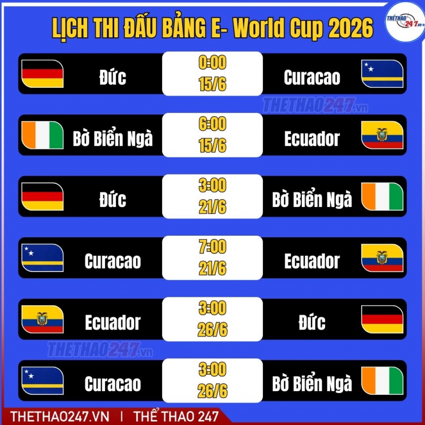 Lịch thi đấu World Cup 2026 (Giờ Việt Nam) & lịch trực tiếp trên VTV 838328