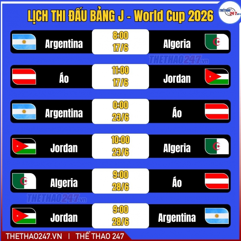 Lịch thi đấu World Cup 2026 (Giờ Việt Nam) & trực tiếp trên VTV 839913