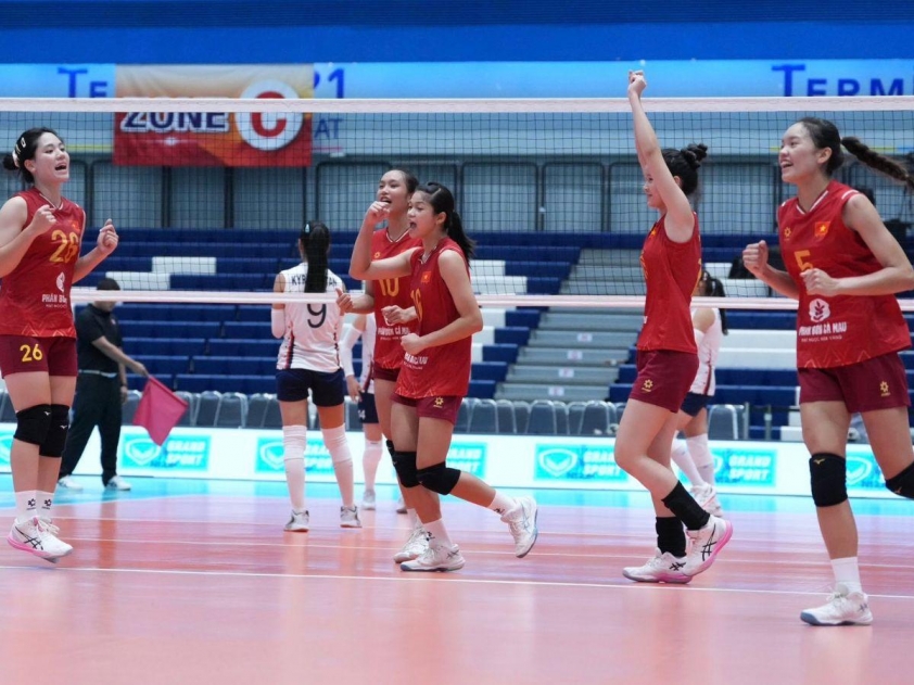 Trực tiếp bóng chuyền nữ U18 Việt Nam vs U18 Philippines, 16h00 hôm nay 24/6