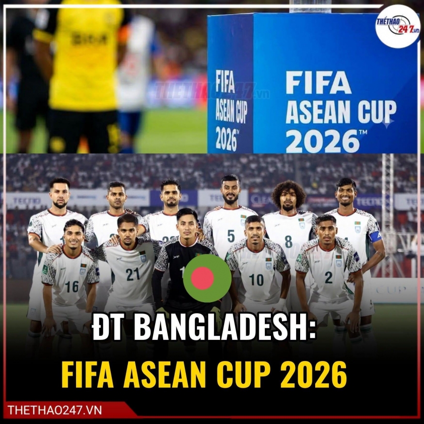 Bangladesh thay thế Ấn Độ tại FIFA ASEAN Cup 2026 Bangladesh thay thế Ấn Độ tại FIFA ASEAN Cup 2026