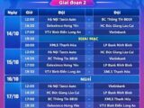 Lịch thi đấu bóng chuyền nữ quốc gia 2026 – vòng 2