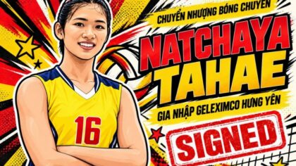 Thêm một chủ công Thái Lan chính thức gia nhập giải bóng chuyền VĐQG Việt Nam